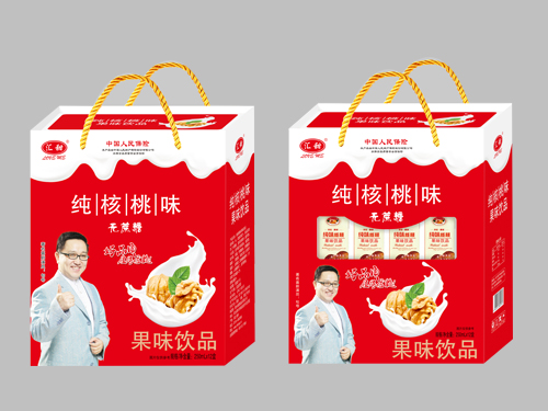 河南純核桃味無(wú)蔗糖果味飲品禮盒